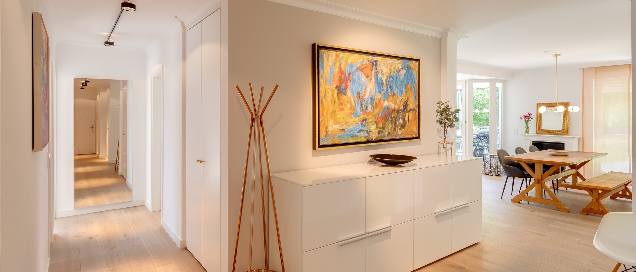 apartamento München Nymphenburg-Gern 04 pasillo 12482