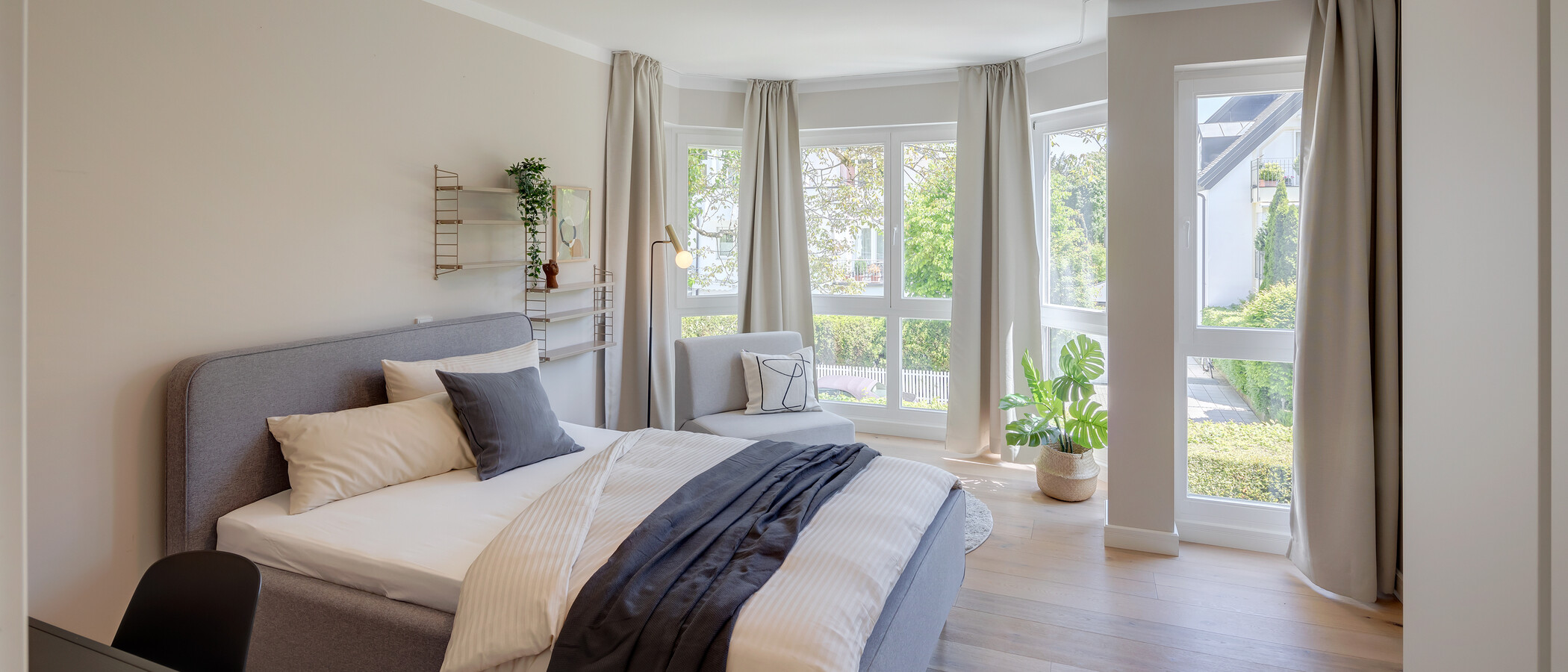 apartamento München Nymphenburg-Gern 01 2. dormitorio 12482