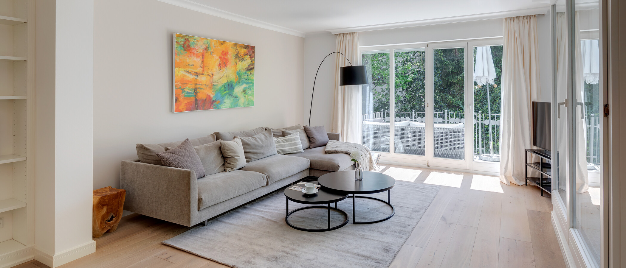 apartamento München Nymphenburg-Gern 02 zona de día  12482