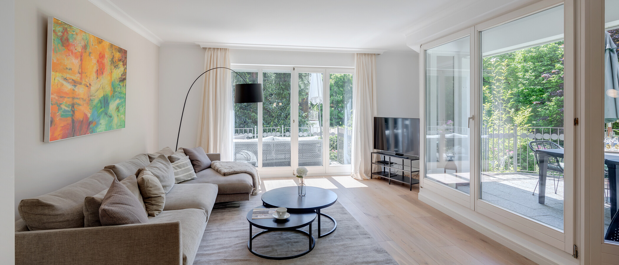 apartamento München Nymphenburg-Gern 03 zona de día  12482