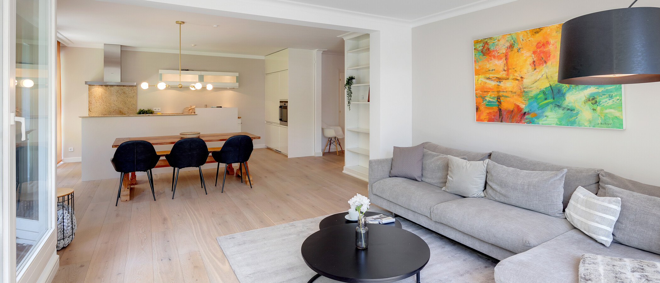 apartamento München Nymphenburg-Gern 04 zona de día  12482