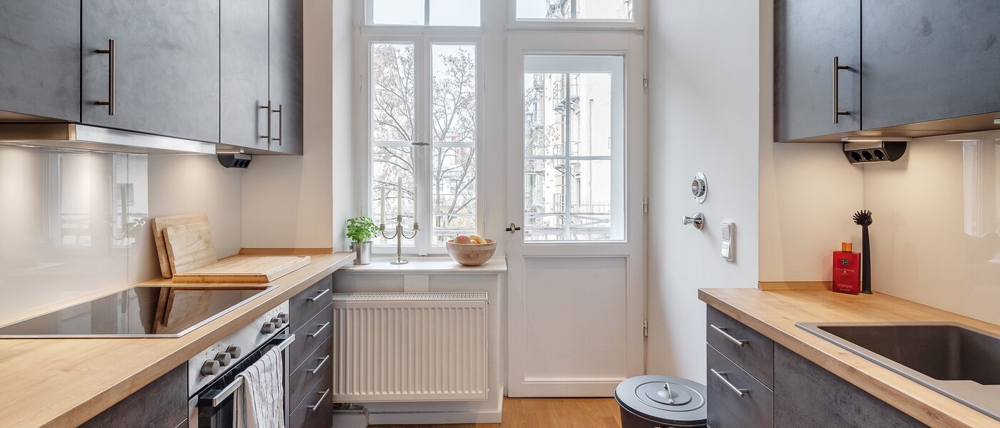 apartamento München Maxvorstadt - Universitätsviertel 01 cocina 12491