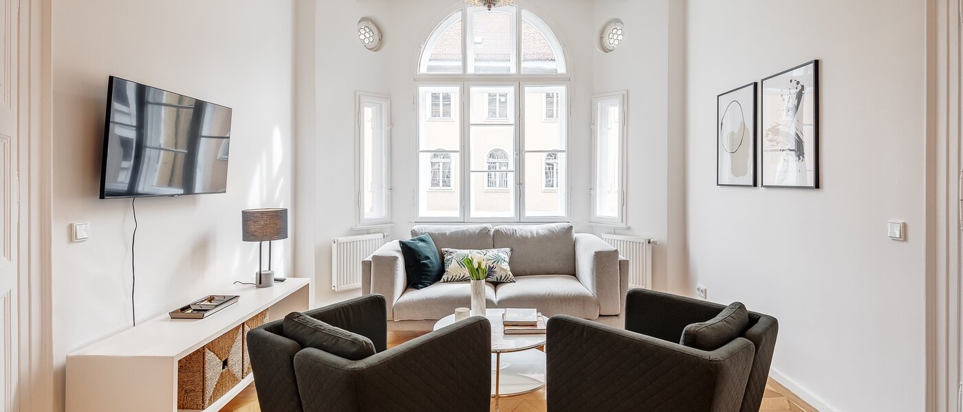 apartamento München Maxvorstadt - Universitätsviertel 01 sala de estar 12491