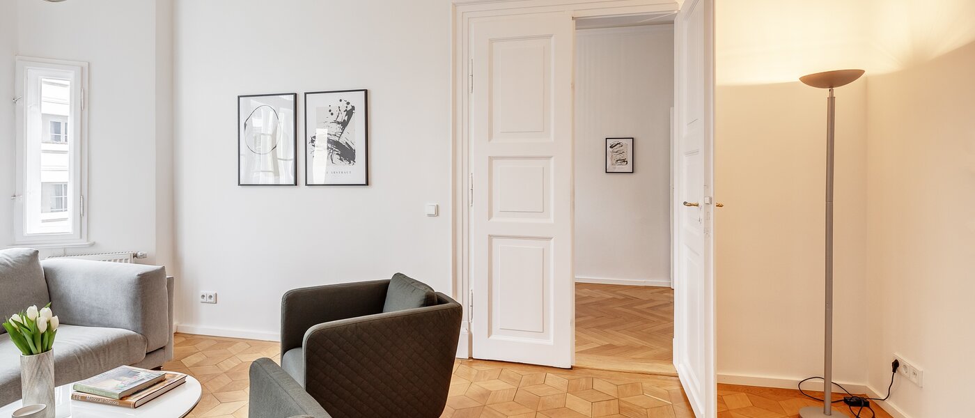 apartamento München Maxvorstadt - Universitätsviertel 06 sala de estar 12491