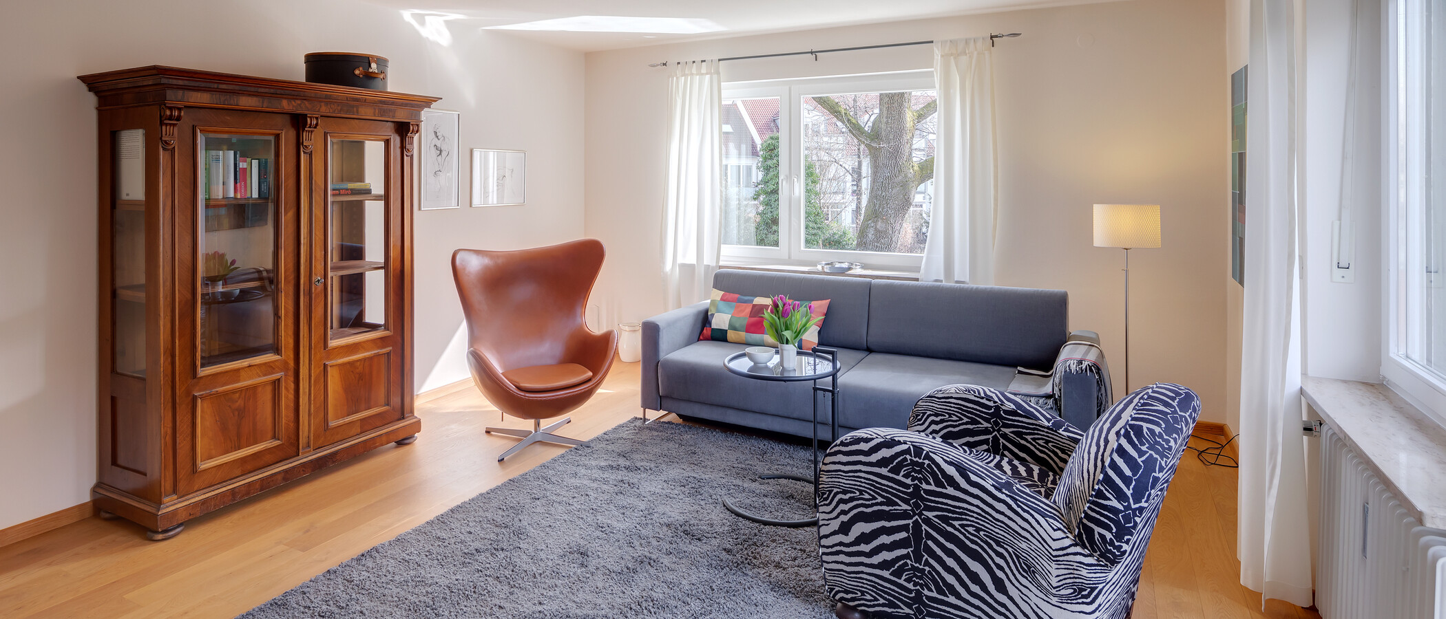 apartamento München Großhadern 01 sala de estar 12492
