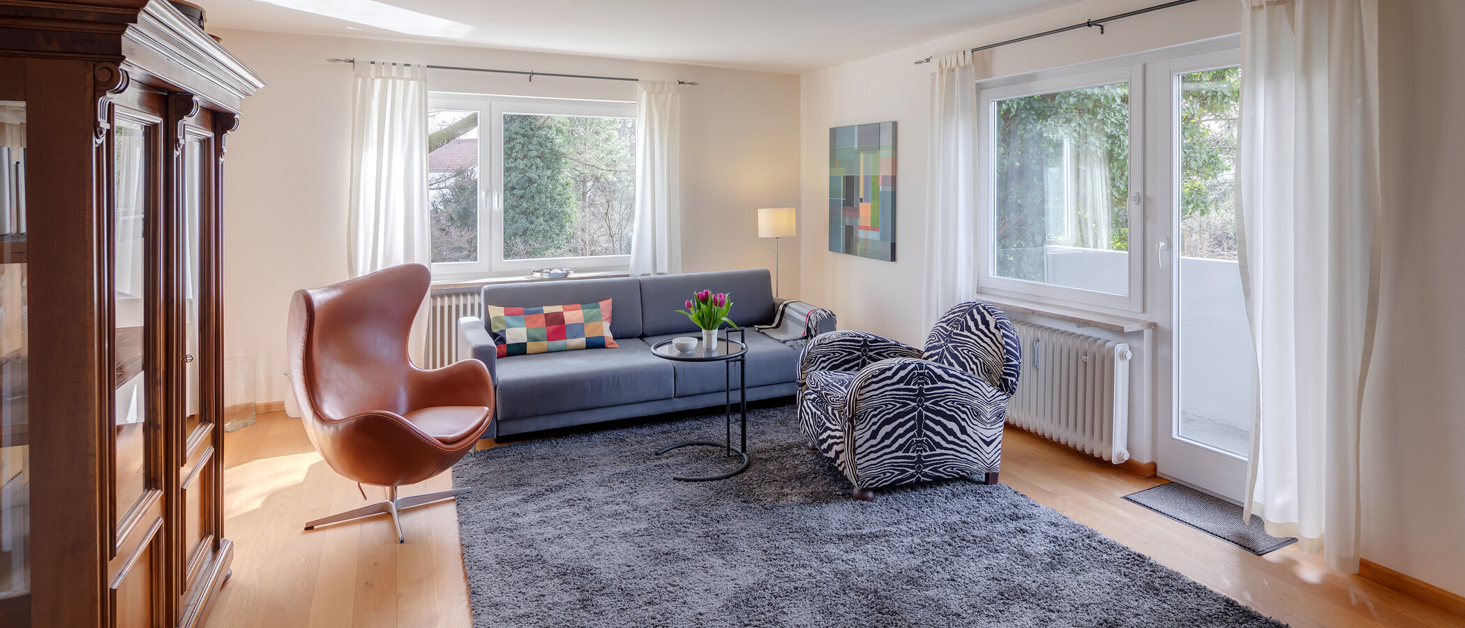 apartamento München Großhadern 02 sala de estar 12492