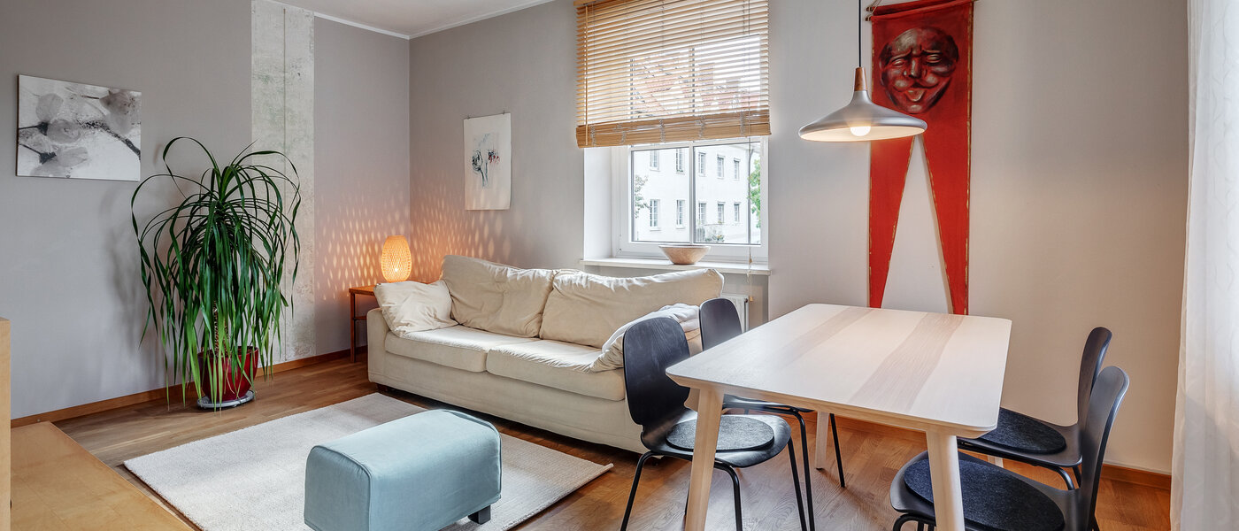 apartamento München Untergiesing 05 zona de día  1250