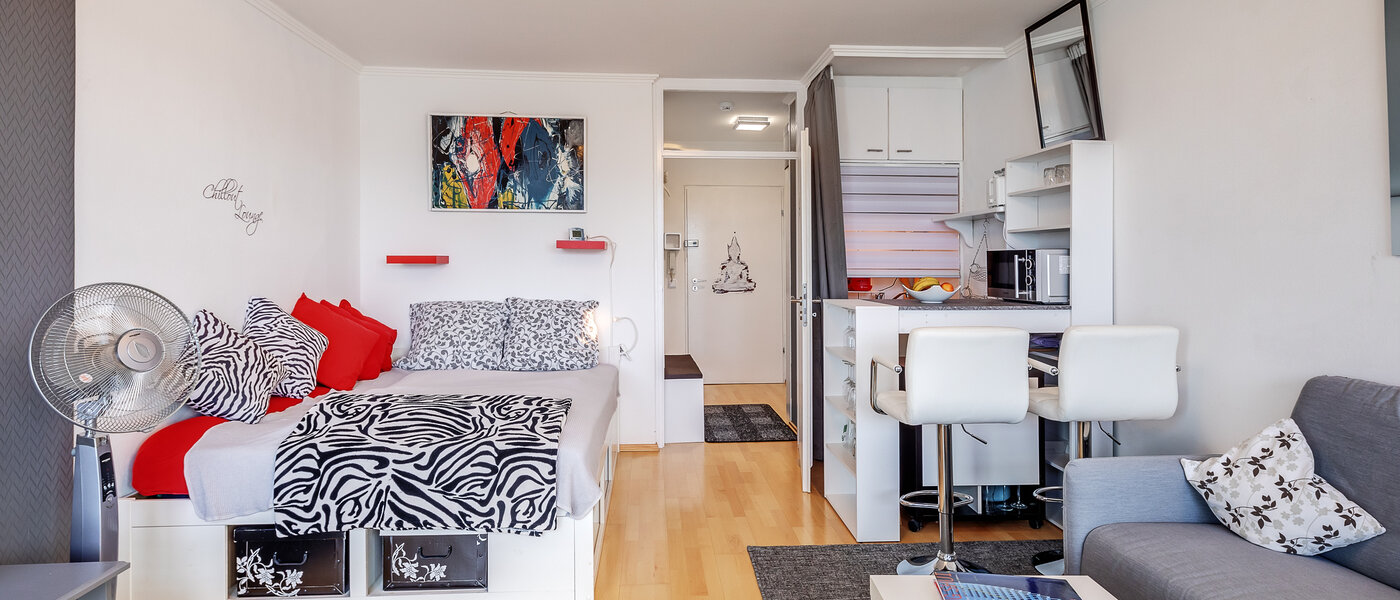 apartamento München Arabellapark 04 zona de día  12513