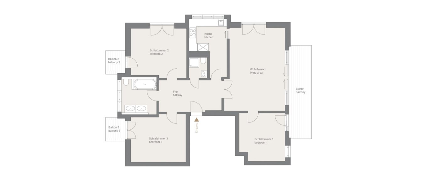 apartamento München Schwabing (rechts der Leopoldstraße) 01 plano 12514