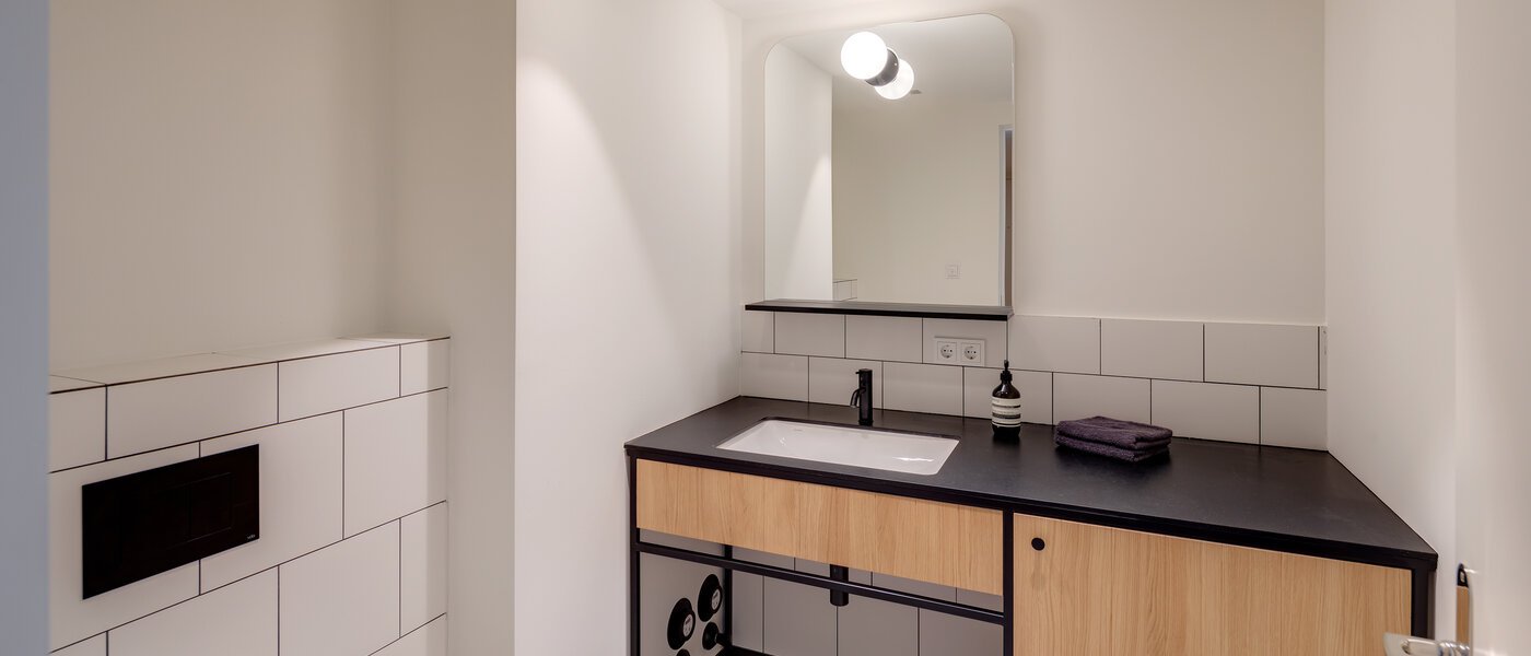 dúplex con galería München Herzogpark 01 WC de invitados 12522