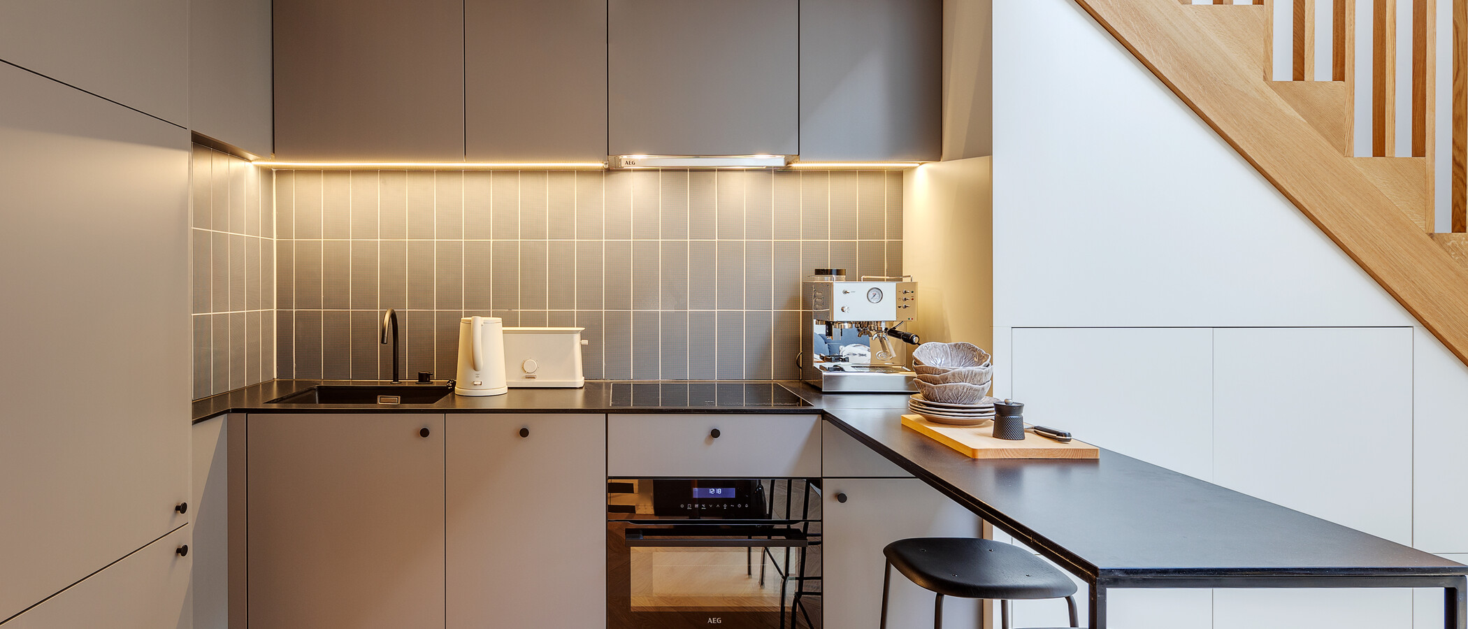 dúplex con galería München Herzogpark 01 cocina 12527