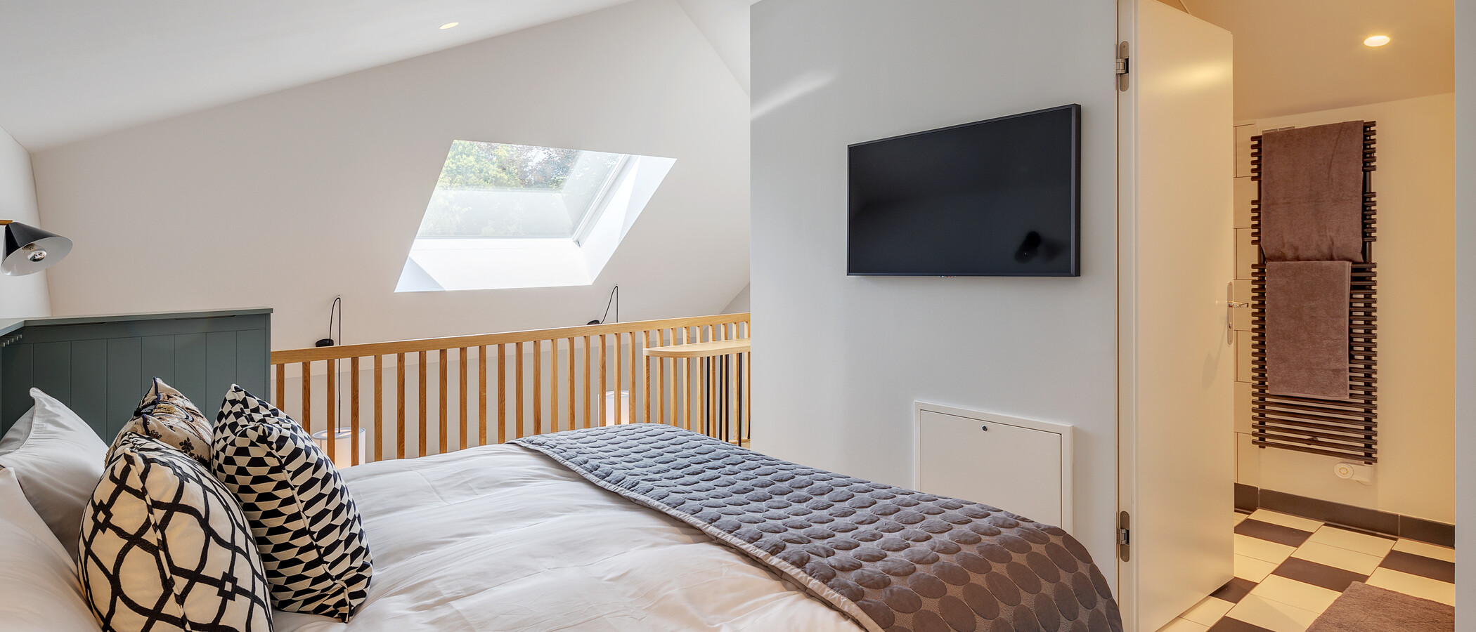 dúplex con galería München Herzogpark 04 zona de dormir 12527