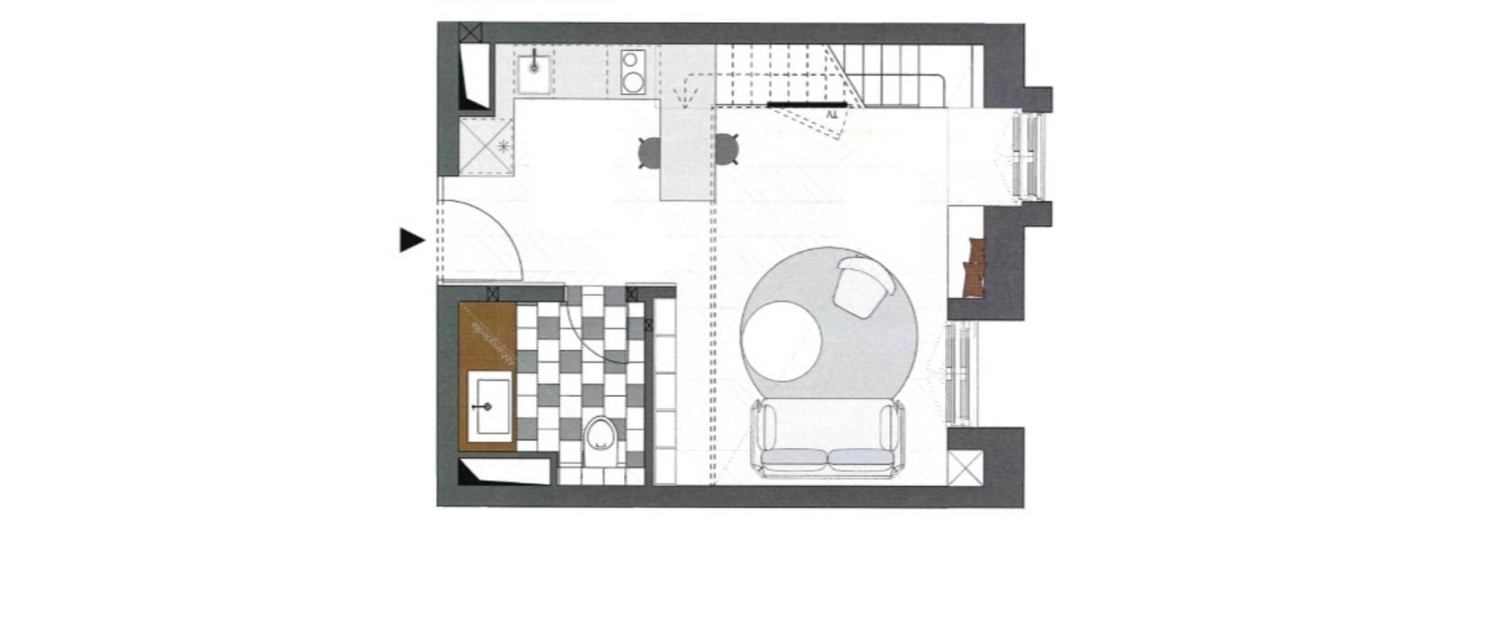 dúplex con galería München Herzogpark 01 plano 12527