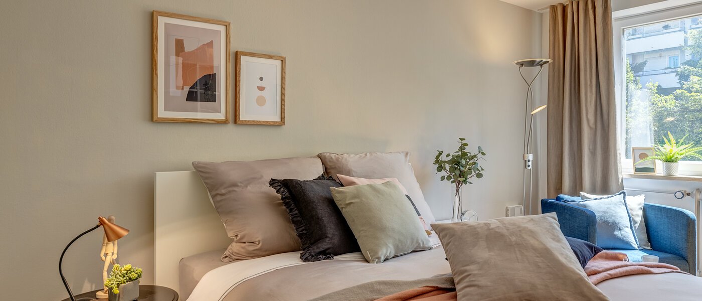 apartamento München Schwabing-West 01 zona de dormir 12543