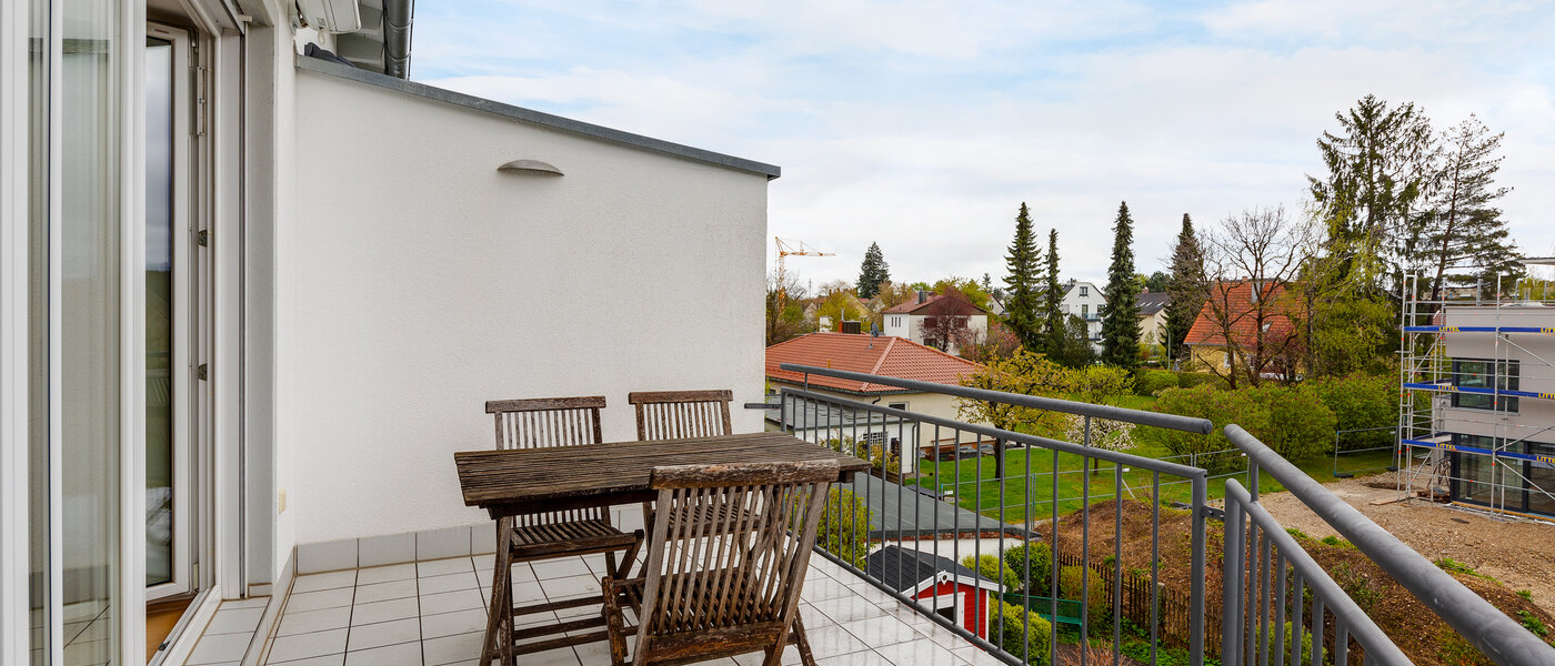 ático München Lerchenau 01 balcón 12556