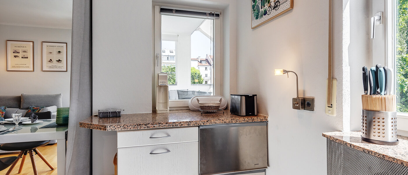 ático con terraza München Maxvorstadt 04 cocina 12588