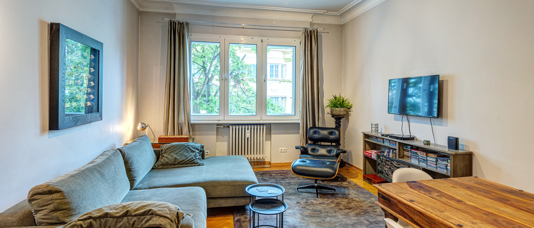 apartamento München Schwabing 01 zona de día  12591