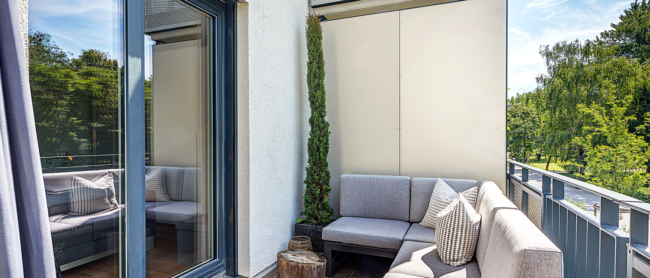 apartamento München Schwabing - Domagkpark 04 balcón 12597