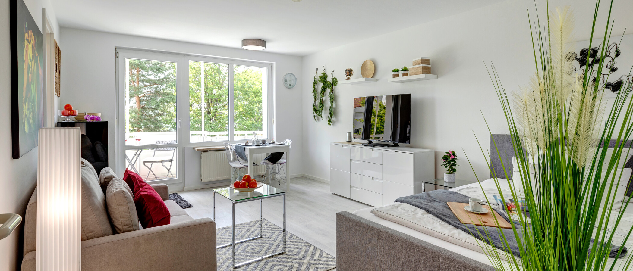 apartamento München Pasing 01 zona de día  12600