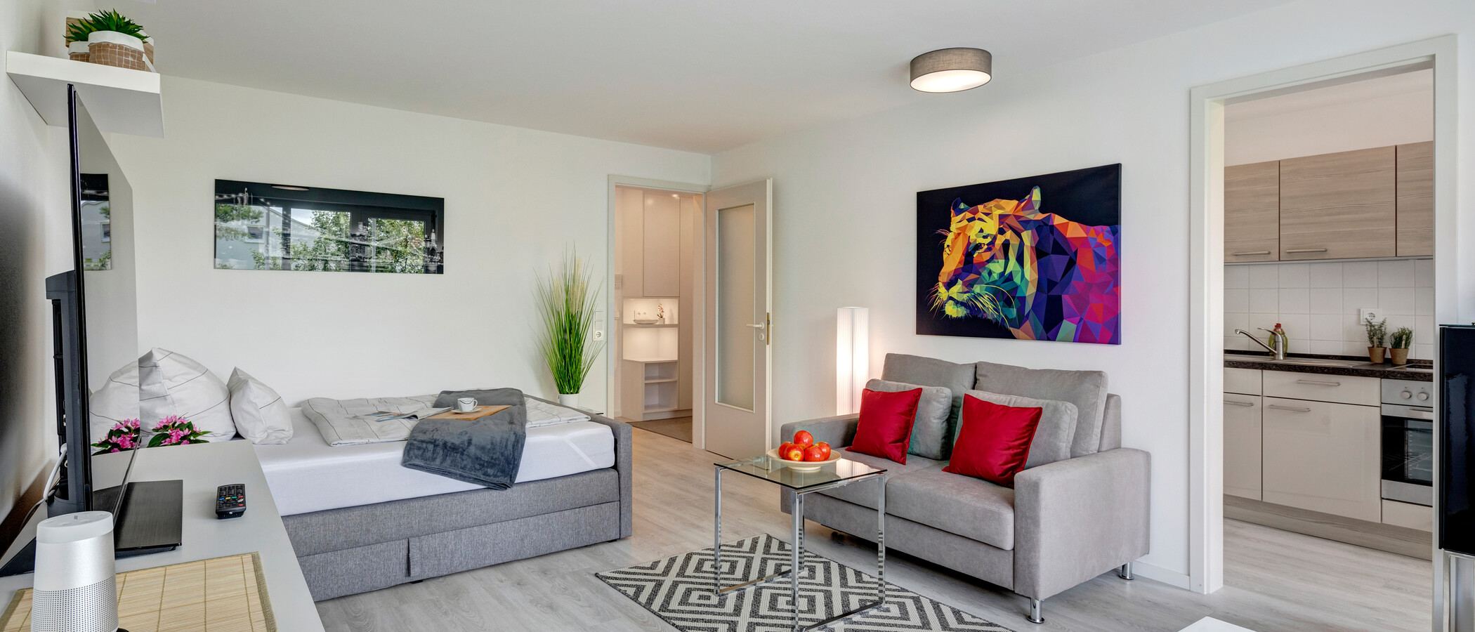 apartamento München Pasing 05 zona de día  12600