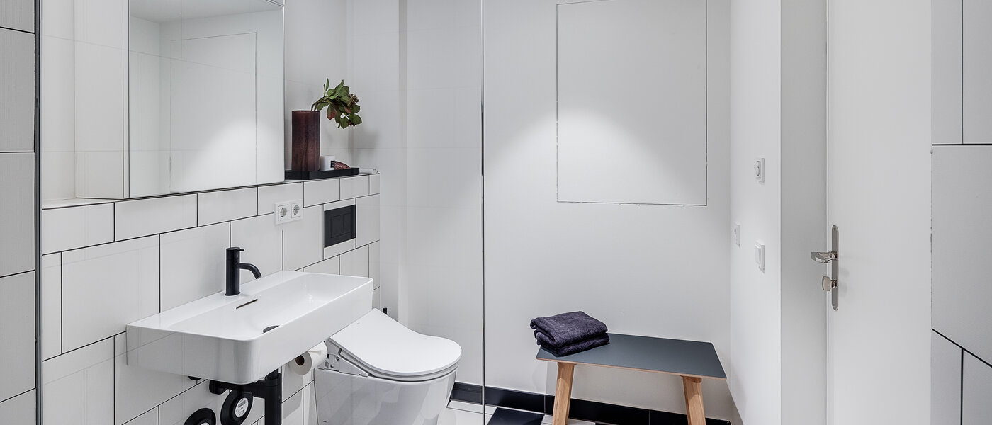 dúplex con galería München Herzogpark 04 baño 12611