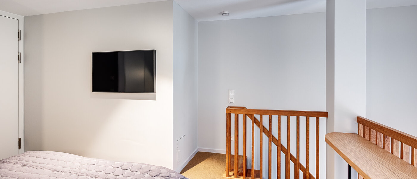 dúplex con galería München Herzogpark 04 zona de dormir 12611