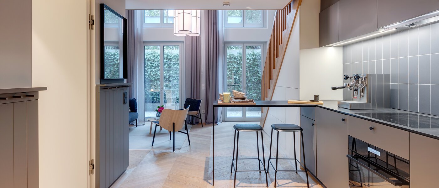 dúplex con galería München Herzogpark 03 cocina 12615