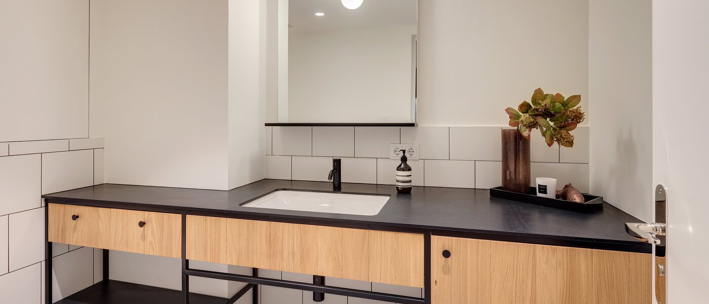 dúplex con galería München Herzogpark 01 WC de invitados 12615