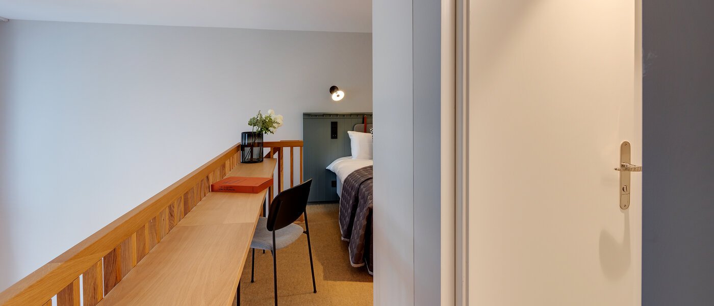 dúplex con galería München Herzogpark 06 zona de dormir 12615