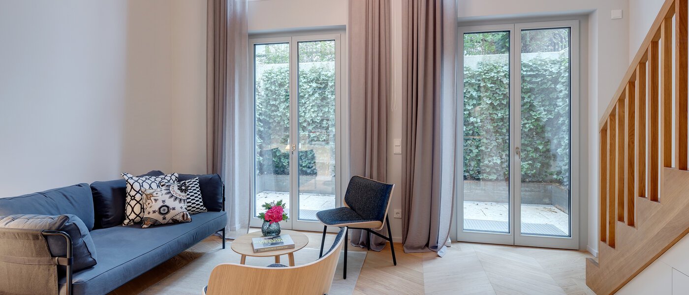 dúplex con galería München Herzogpark 01 zona de día  12615