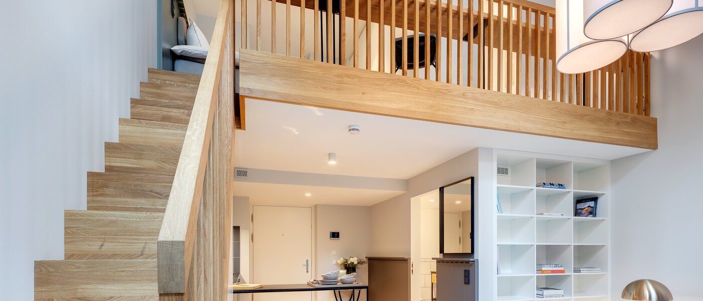 dúplex con galería München Herzogpark 03 zona de día  12615