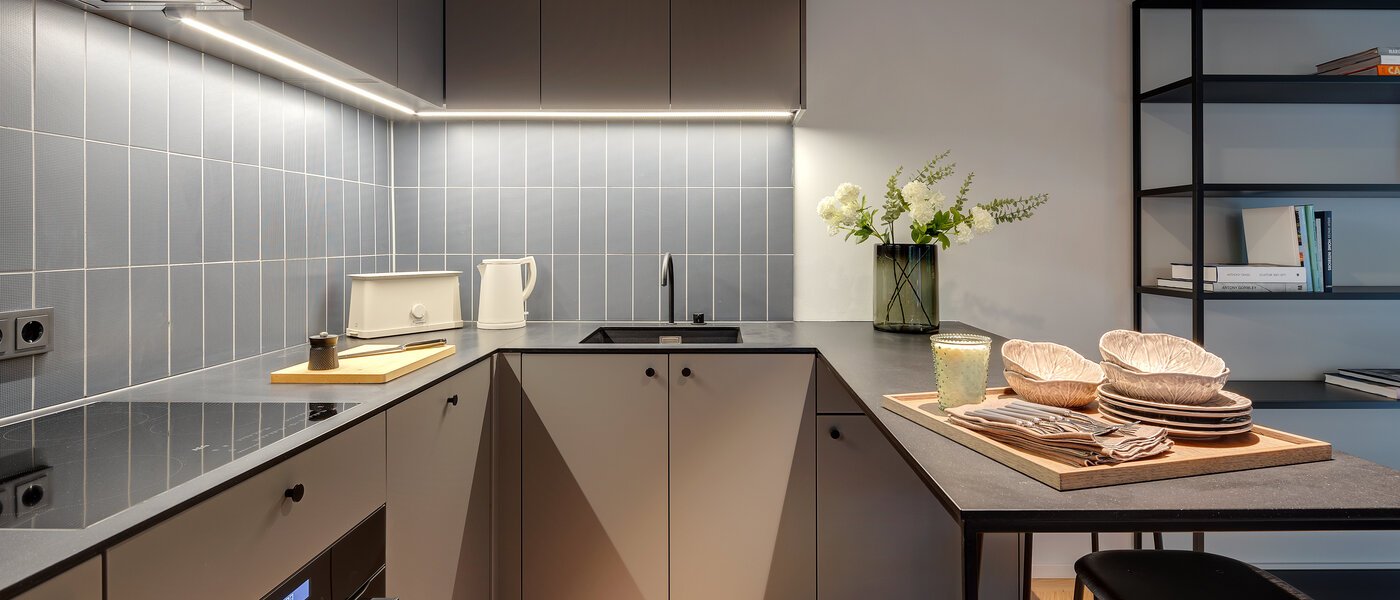 dúplex con galería München Herzogpark 02 cocina 12616