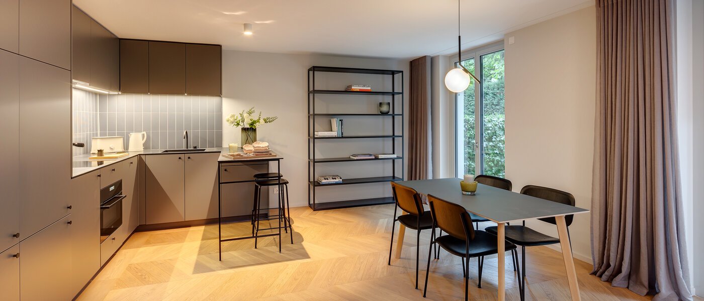 dúplex con galería München Herzogpark 03 cocina 12616