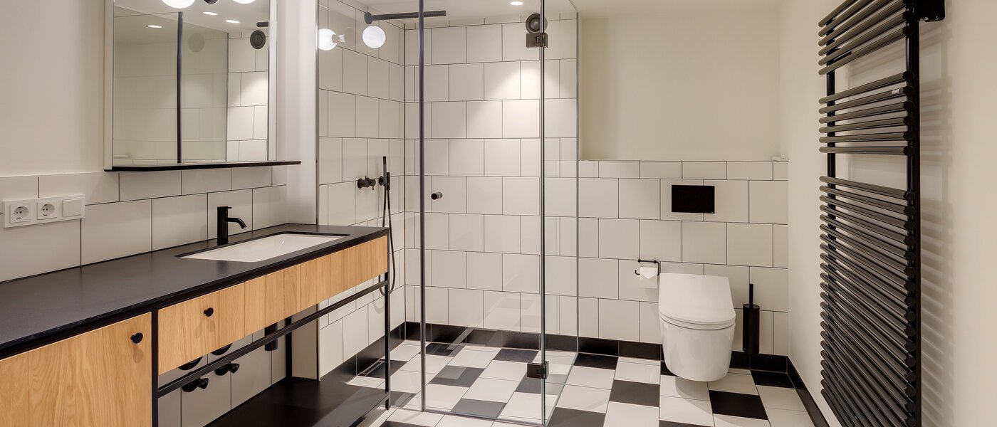 dúplex con galería München Herzogpark 02 baño 12616