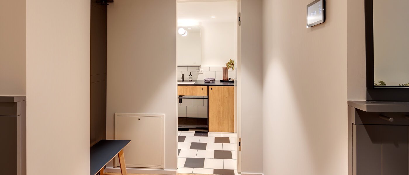 dúplex con galería München Herzogpark 02 pasillo 12616