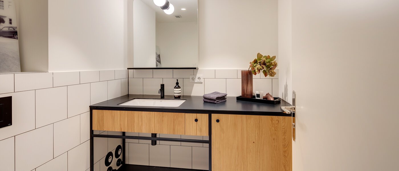 dúplex con galería München Herzogpark 01 WC de invitados 12616