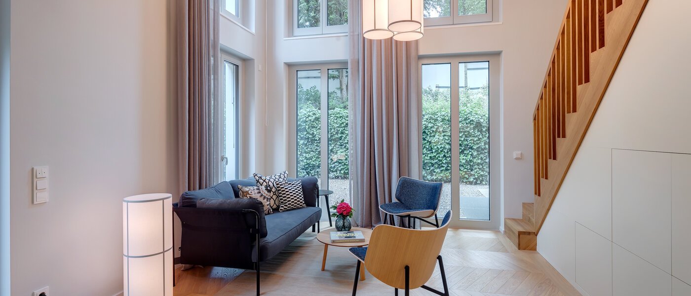 dúplex con galería München Herzogpark 02 zona de día  12616