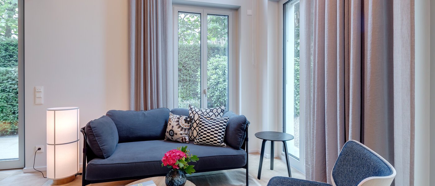 dúplex con galería München Herzogpark 03 zona de día  12616