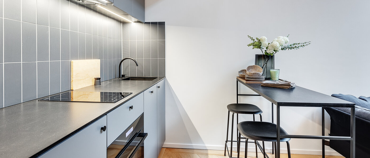 dúplex con galería München Herzogpark 02 cocina 12618