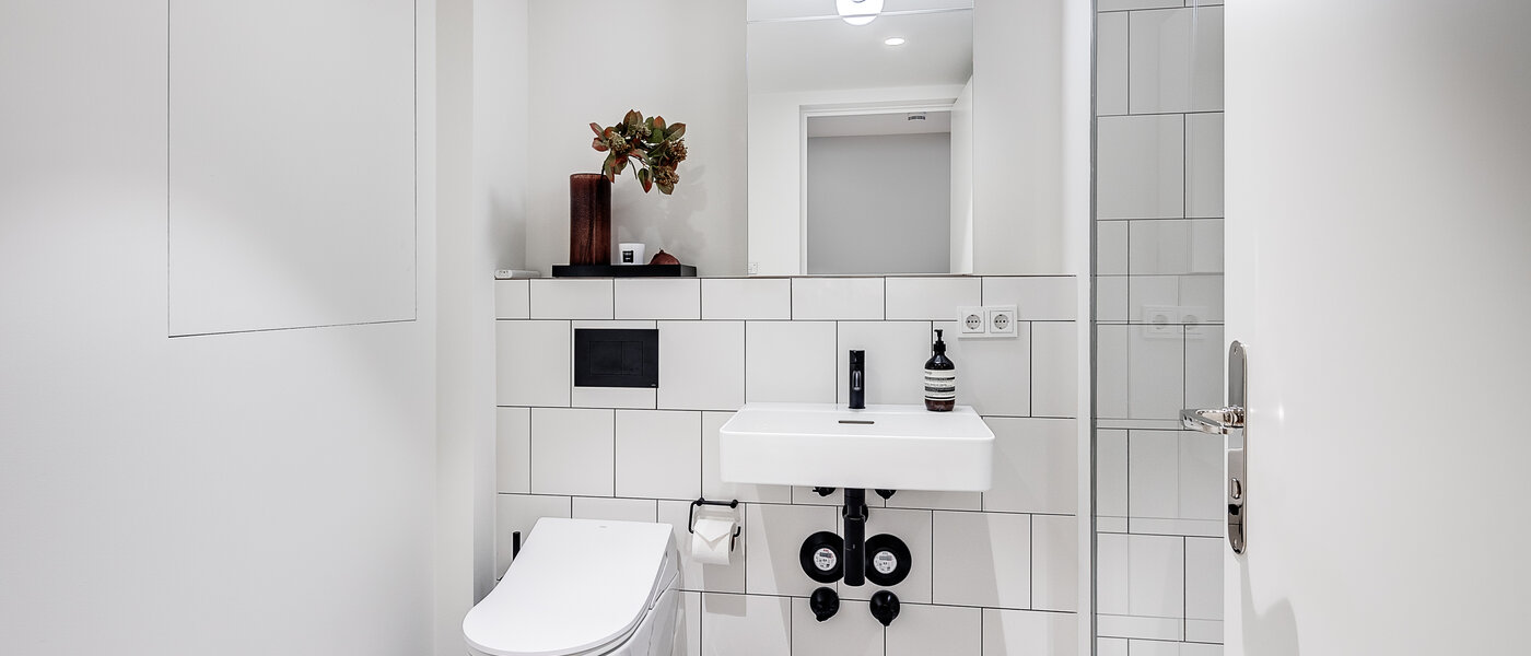 dúplex con galería München Herzogpark 03 baño 12618