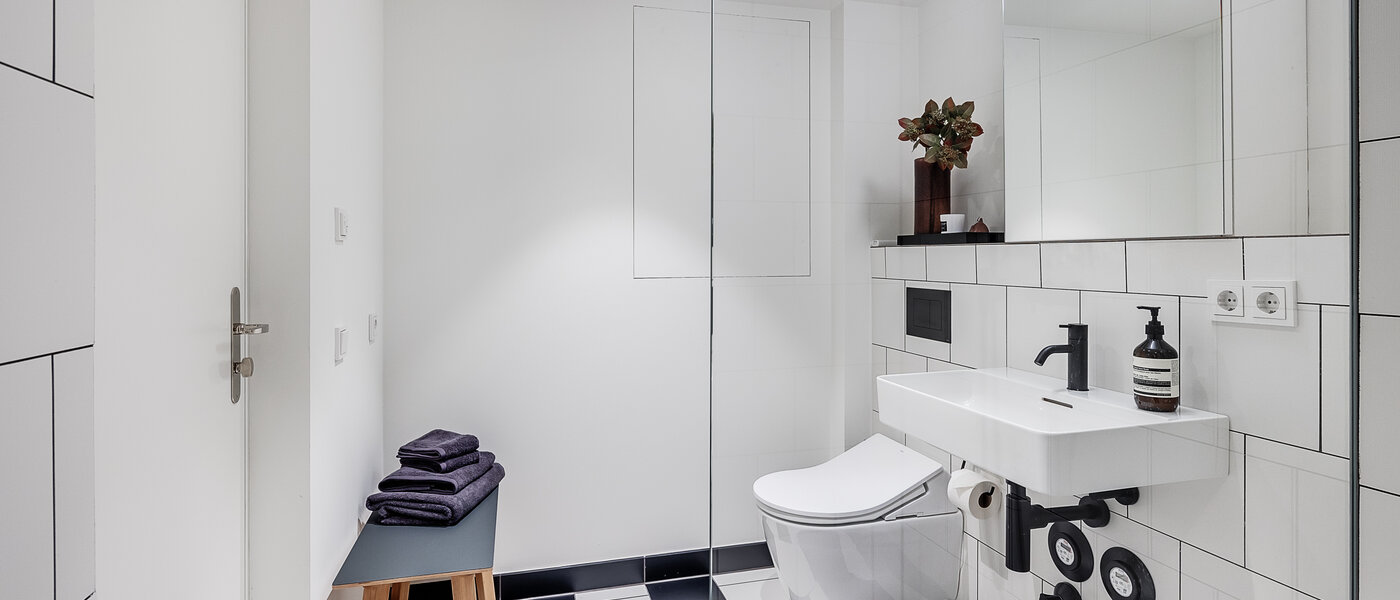 dúplex con galería München Herzogpark 04 baño 12618