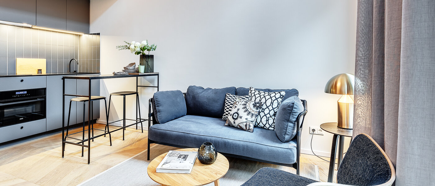 dúplex con galería München Herzogpark 03 zona de día  12618