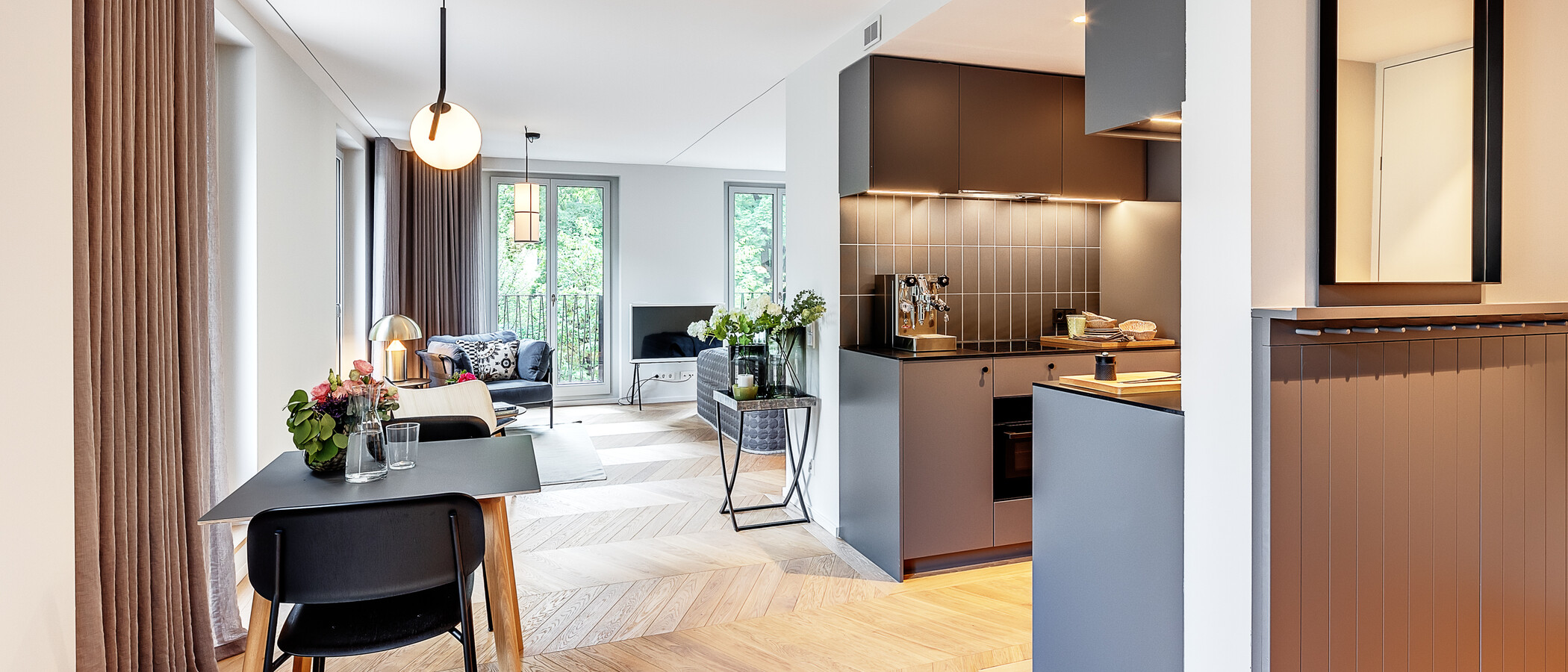 apartamento München Herzogpark 01 zona de día  12619