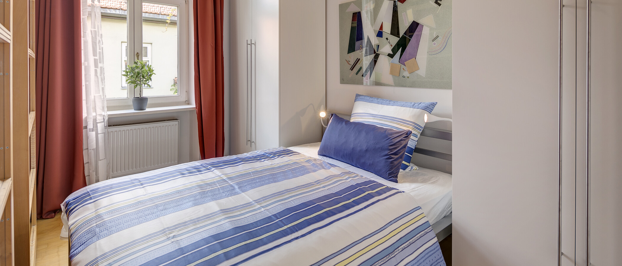 apartamento München Schwabing (links der Leopoldstraße) 01 dormitorio 1262