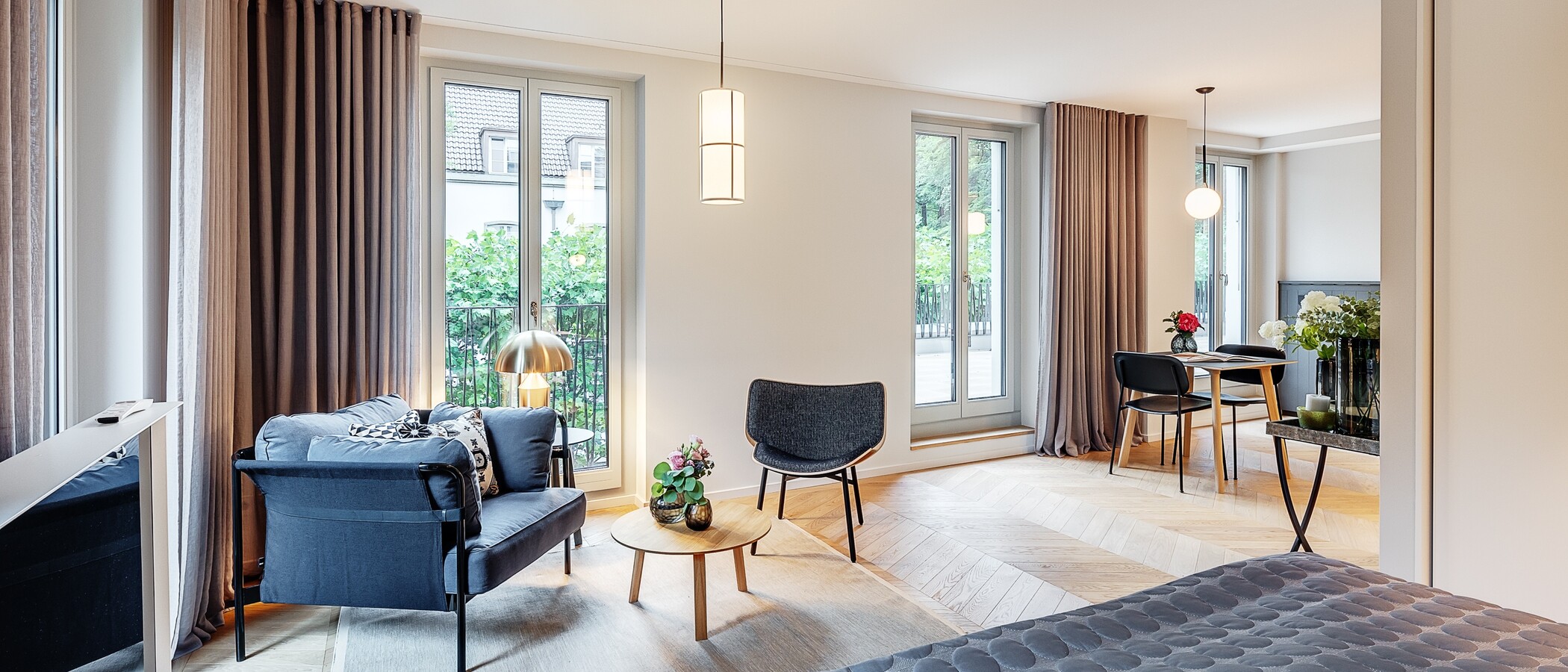 apartamento München Herzogpark 02 zona de día  12620