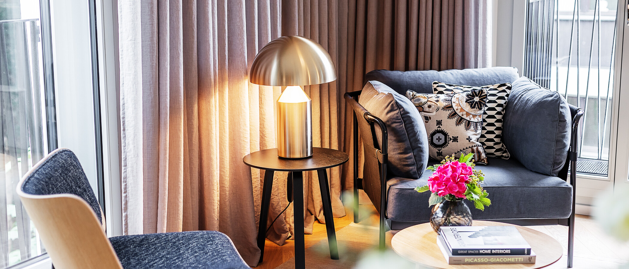apartamento München Herzogpark 02 zona de día  12621