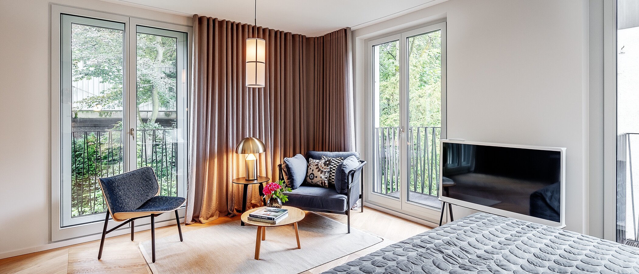 apartamento München Herzogpark 03 zona de día  12621