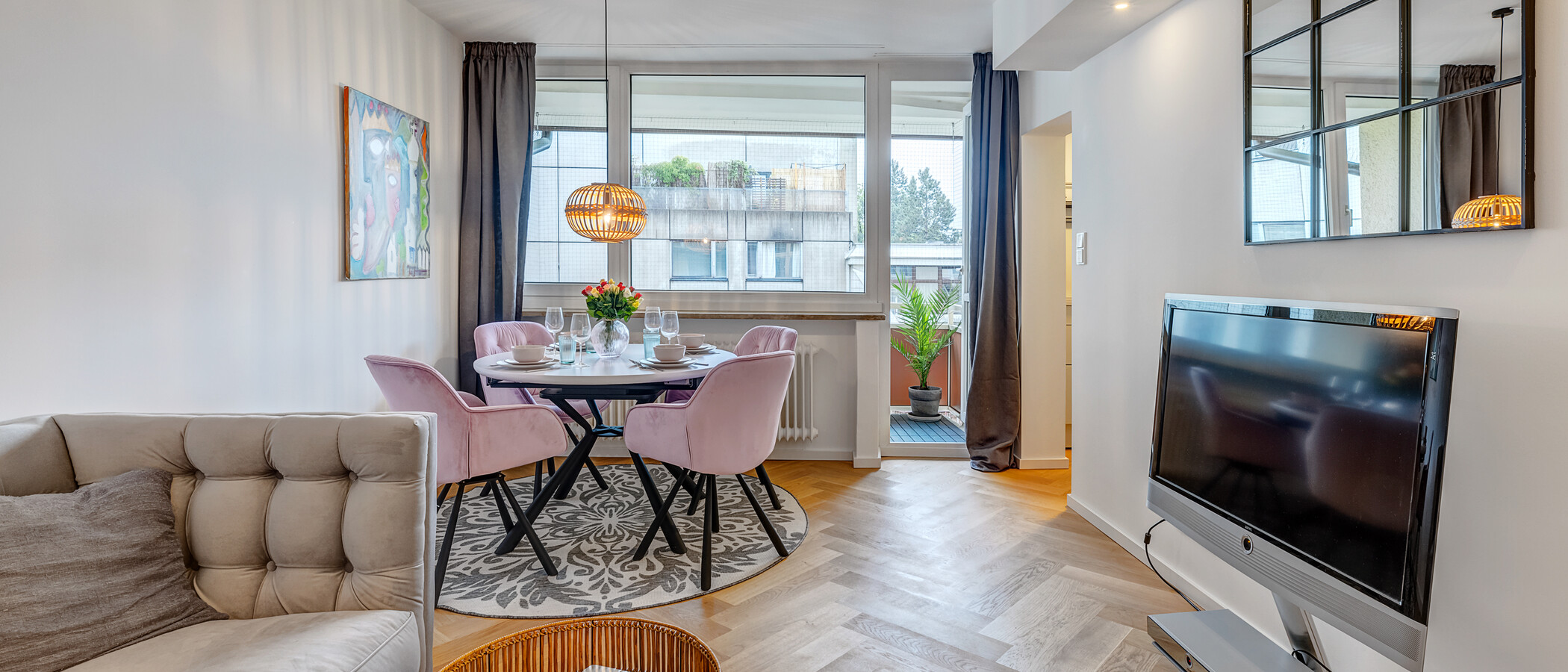 apartamento München Schwabing-West 01 zona de día  12641