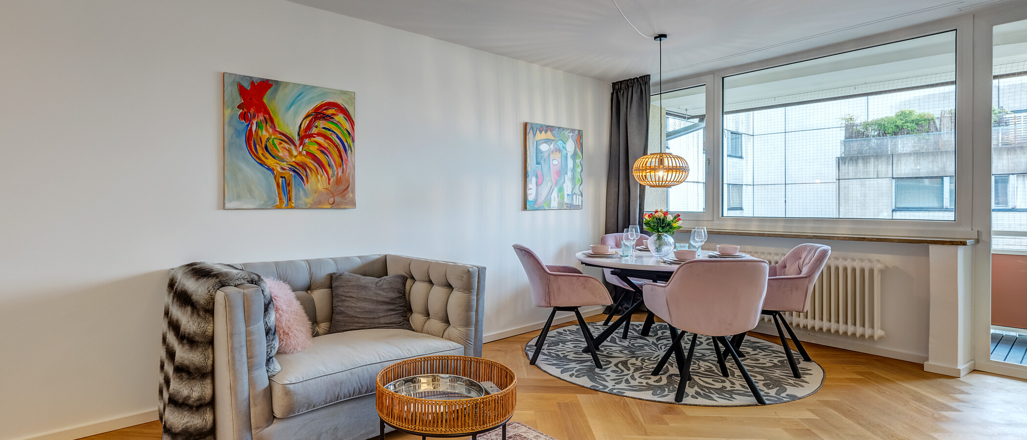 apartamento München Schwabing-West 02 zona de día  12641