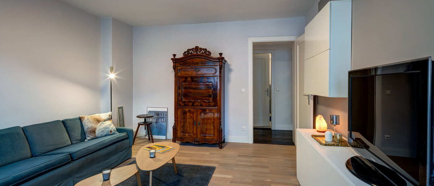 apartamento München Glockenbachviertel 03 zona de día  12645